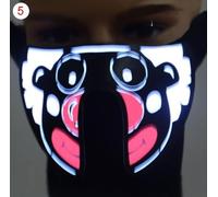 VIFERR Face Mask Led Light Up Flashing Halloween Party Costume Dance Cosplay Cos Decor for Masquerade Cosplay, Kids Men Women Festival Party