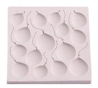 VIFERR Fondant Cake Molds 3D Balloons Silicone Mould Chocolate Baking Mould for Cake Candy Biscuit Decorations (Light Grey)