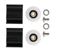 VIFERR Greenhouse Door Wheels, Greenhouse Sliding, 22mm Plastic Halls Greenhouses Door Wheel Rollers Replacement Kits 2 Pcs for Sliding Doors Runners Roller