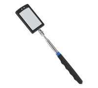 VIFERR Inspection Mirror, Rectangular LED, LED Telescopic Inspection Mirror | Telescopic Inspection Mirror Extending Inspection Work Mirror 360° Swivel Extend Tool for Machinists Inspectors Mechanics