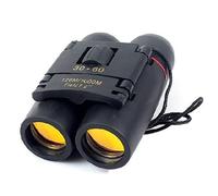 VIFERR Mini Binoculars,Hot Foldable Night Vision 30x60 HD Optical Binoculars Telescope Lightweight Pocket Folding for Bird Watching Sports Concerts Traveling Wildlife Hunting(Black)