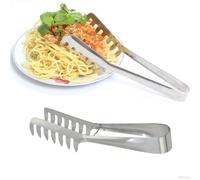 VIFERR Spaghetti Tongs,Stainless Steel Tongs for Serving Food,Noodle Pasta Clip Comb Shaped Kitchen Tool Food Tongs with Ergonomic Handle Multi-Purpose Tong for Bread Pastries Noodles