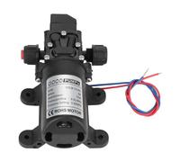 VIFERR Water Pump, 12V DC Self Priming Water Pump, 0.9Mpa 6L/Min Water High Pressure Diaphragm 70W, Adapters, for RV, Yacht, Garden, Camper