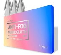 Vifirstew Dry Anti Fog Cloth, 3 Pack Antifogging Cloth for Eyeglasses, Screen, Goggles, Reusable and Portable Cleaning Cloth Lens Wipe for Coated Eyeglasses with Masks