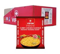 Vifon Curry Chicken Flavour Instant Noodle Soup 24x60g - Authentic Asian Instant Noodles with Spiced Chicken Curry Taste - Quick & Easy Meal Ready in Minutes