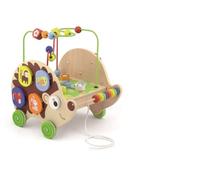 Viga Toys 50012 Pull-Along Activity Hedgehog Multi-Coloured