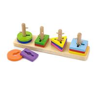Viga Toys - 50968 - Creative Shapes Stacking Board
