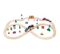 VIGA Wooden Train Set 49 Piece, 2043646
