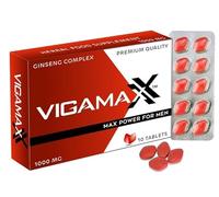 VIGAMAX 1000mg | 10 Tablets | 100% Natural Herbal Performance Supplement for Men UK, Extra Strong | Last Longer | Energy and Stamina Support | Ginseng Complex