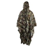 VIGAN 3D Camo Bionic Leaf Camouflage Jungle Hunting Ghillie Suit Set Woodland Sniper Birdwatching Poncho Ghillie Suit