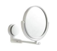 VIGAN Folding Arm Extend Bathroom Mirror Without Drill Swivel Bathroom Mirror Suction Arm Double Side Cosmetic Makeup Mirrors