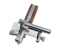 VIGAN Manual Leather Strip Cutter Roller Type 10-60MM Adjustable DIY Leathercraft Belt Cutting Tool with Metric Inch Double Scale