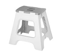 VIGAR Compact Folding Stool, Grey, 40 cm High