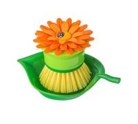 VIGAR Dishwashing Brush Bolito with Tray, Multicolor, Orange, 14,5 x 9,5 x 7,5 cm