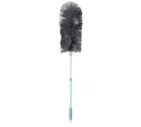 Vigar - Duster - Cleans Tall Furniture and Shelves - 14 x 14 x 98 cm - Static Model - Dust Catcher Brush - Multipurpose - Telescopic Handle - Grey and Blue