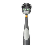 Vigar Felix Dish Brush with Soap Dispenser, Plastic, Multi-Colour, 7.5 x 7 x 25 cm