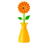 VIGAR Flower Power Dish Brush Made Of Plastic Vase 7200Â Orange 5Â X 5Â X 15Â cm