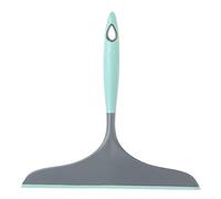 VIGAR Hergo Squeegee Shower Shelf for Hanging, Grey and Turquoise, 23,5 x 3,5 x 23 cm