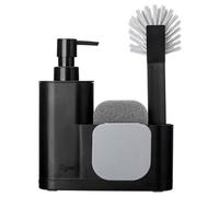 VIGAR 4 Piece Sink Set, Black/White, 18.5x5x26