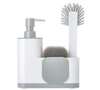 VIGAR Monobloc 4-Piece Sink Set, White, 350 Milliliters, Plastic, Grey