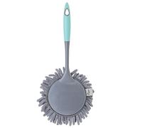 VIGAR Rengo Round Microfibre Duster Turquoise, Green/Grey, 18 x 5 x 36 cm