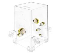 Vigcebit Above Water Fish Tank - Acrylic Inverted Aquarium Tank Decoration | Fish Elevator Aquarium Accessories Automatic Water Refill to Increase Fish Activity Area for Home Decoration