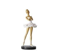 Vigcebit Ballet Dancer Ornament - Resin Modern Ballet Dancer Ornament | Creative Art Ornaments, No Fade Home Decor Elegant for Bookshelf Bedroom Desktop Windowsill Living Room Tabletop