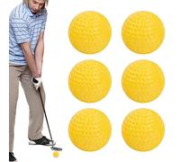 Vigcebit Bright Color Golf Balls - 4cm Portable Small PU Foam Practice Balls,High Bounce Golf Ball Reusable Bright Soft Ball Multifunctional PU Golf Balls for Boys, Girls, Men, Women