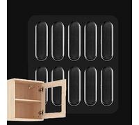 Vigcebit Cabinet Door Bumper | Silicone Clear Drawer Bumpers | Flexible and Strong Adhesive Door Bumper Stoppers for Glass Tops Picture Frames