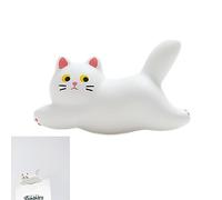 Vigcebit Cat Locker Magnets,Resin Running Cat Fridge Magnets Fun and Decorative Magnetic Stickers - Magnetic Decor for Fridge, Funny Cat for Home Decorations