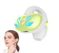 Vigcebit Clip Open Ear Headphones - 5.3 Air Conduction Earbuds | 10 Hours Music Playtime Headphones For Cycling, Truck Driving, Smart Phone Laptop Trucker