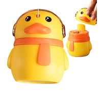 Vigcebit Cute Toothpicks Holder - Fashionable Yellow Duck Toothpick Dispenser | Portable Toothpicks Storage Box Unique Idea for Women