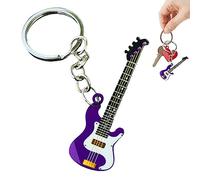 Vigcebit Guitar Key Holder | Stainless Steel Backpack Decoration Guitar Key Pendant | Music Key Chains Guitar Key Pendant For Boys Girls Guitar Lovers, Guitar Players