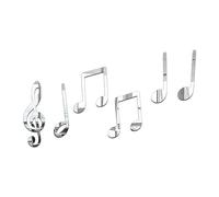 Vigcebit Musical Note Wall Decals | Adhesive Acrylic Music Wall Decor - Creative Musical Note Wall Decal, Adhesive Effect Stickers for Bedroom Music & Dance Stadio Room