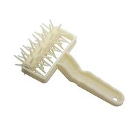 Vigcebit Pizza Roller Spikes, Home Ergonomic Pizza Docker with Needles, Pizza Docking Tool for Cakes, Waffles, Pancakes, Portable Pizza Making Accessories for Home
