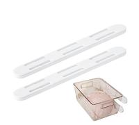 Vigcebit Pull-Out Rail for Bins | Multifunctional Slider for Kitchen Organization Bins | White