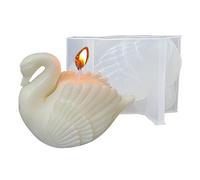 Vigcebit Silicone Candle Mold | Swan Shape Soy Wax Mould | Resin Casting Mold - Aromatherapy Plaster Resin Clay Candle Moulds for Home Decoration