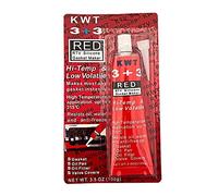 Vigcebit Silicone Gasket | Waterproof Red RTV Gasket Maker | 100g Multipurpose Silicone Engine Sealant for Metal, Glass, Wood, Rubber, Window