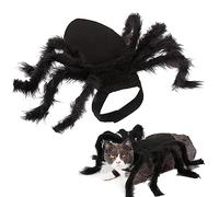 Vigcebit Spider Halloween Costume for Pet - Simulation Dress Up Outfits for Dogs Cats | Spooky Halloween Cosplay Costume for Small to Medium Dogs, Dogs, Rabbits