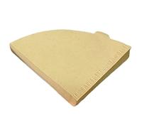Vigcebit Unbleached Cone Coffee Filters - Natural Paper Coffee Filters 2-4 Cup - 100 Count Pouring Over Cone Filters, Natural Unbleached Brown, Coffee Filters Cone Papers for Drip Coffee Maker