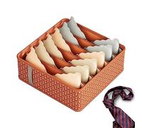 Vigcebit Underwear and Socks Storage Box - Bra Organizer Divider for Drawer - Reusable Portable Sock Box with Compartments, Underwear Storage for Closet, Wardrobe