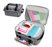 VIGEGARI Carrying Case for Cricut Joy, Tote Bag for Accessories and Supplies, Grey