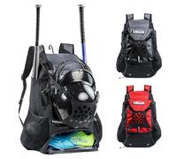 VIGEGARI Youth Baseball Bag, Baseball Backpack for Boys,Youth, Adults-Bat Bag, Softball Bag, T-Ball, Softball Equipment & Accessories for Bat, Glove Holder, Helmet, Shoes Compartment, Baseball Gifts