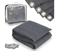 Vigevee Awning Carpet, Awning Carpet, Tent Floor for Camping, Breathable, Non-Slip, Washable, Tent Carpet with 13 Pegs and Carry Bag, 250 x 300 cm (Grey Blue)