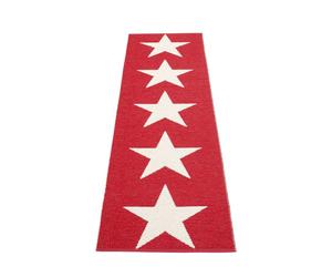 Viggo One Synthetic carpet 70x250 cm Pappelina Red - 7340020402730