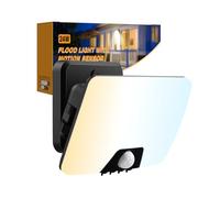 vighep 24W Security Lights Outdoor Motion Sensor, Upgraded IP65 Waterproof LED Floodlight, 3000K-6500K PIR Outside Wall Light for Garden Backyard Garage Forecourt