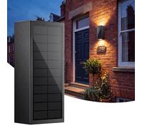 vighep Solar Wall Lights Outdoor, Dusk to Dawn Up Down Wall Light, Dual USB & Solar Powered, Dimmable 3000K to 6000K, IP65 Waterproof LED Outside Lighting for Front Door Porch Patio Garage Yard