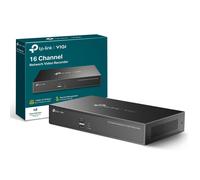 VIGI NVR1016H Channel Network Video Recorder for CCTV Camera Systems, Remote Monitoring CCTV Recorder, 24/7 Continuous Recording, up to 10TB HDD, 16-Channel Real-Time Live View and Quick Lookup