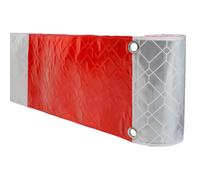 Vigil 2 Metre Reflective Strips For Security Fencing - Red & White - Supplied With Cable Ties