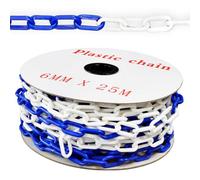 Vigil 25 Metre Plastic Barrier Chain - Blue & White